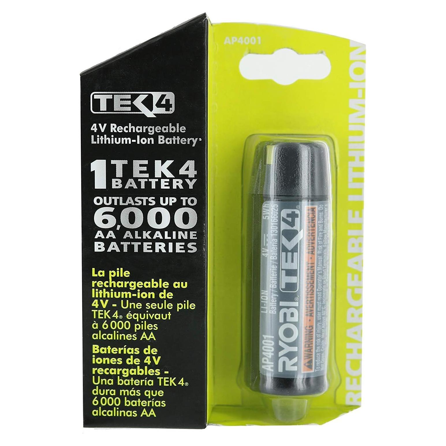 Batería Recargable Litio Ion 4V Ryobi AP4001 - Compacta