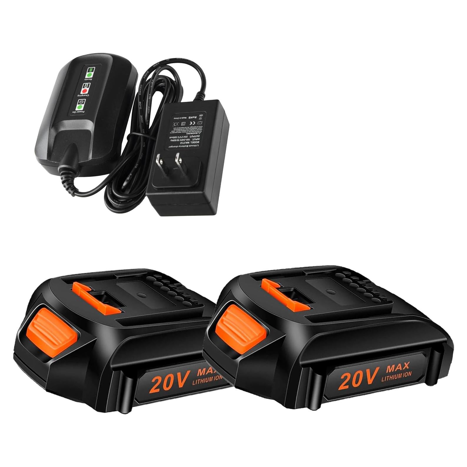 Kit Batería Litio 20V 3000mAh y Cargador Cell9102 para Worx