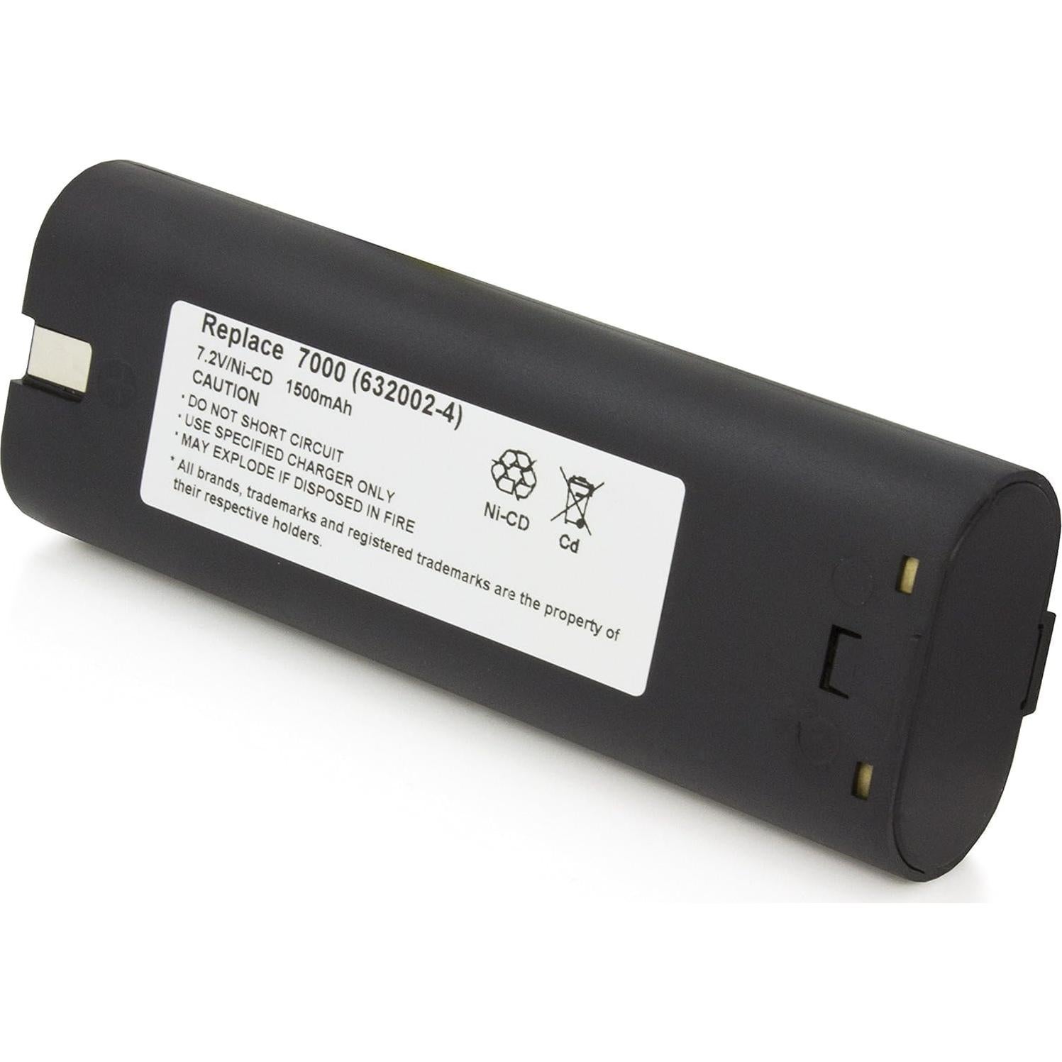 Batería de Reemplazo Ni-Cd 7.2V 1500mAh para Makita