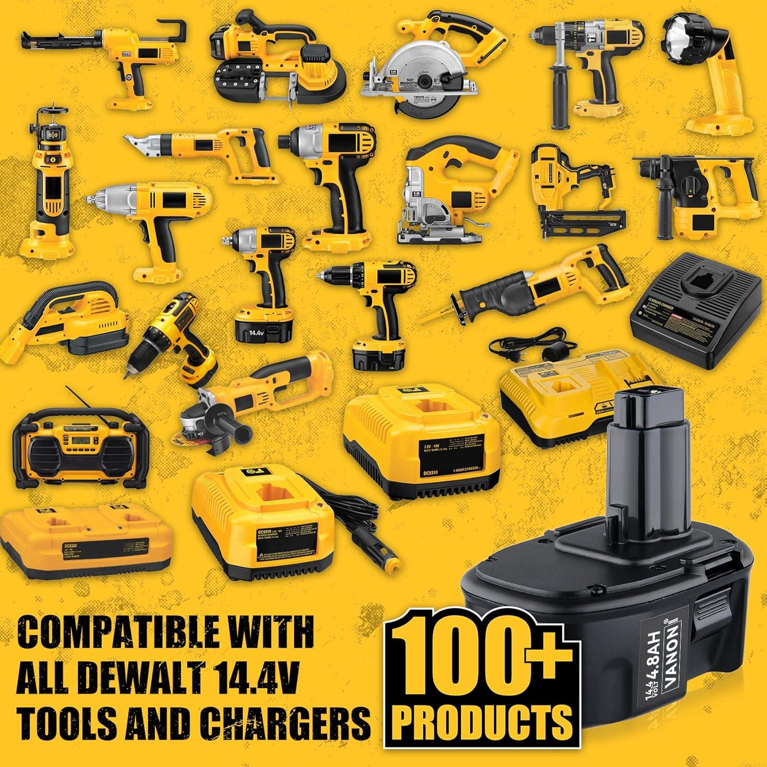 Batería de Reemplazo VANON DC9091 4.8Ah Ni-MH 14.4V - 2 Paquetes