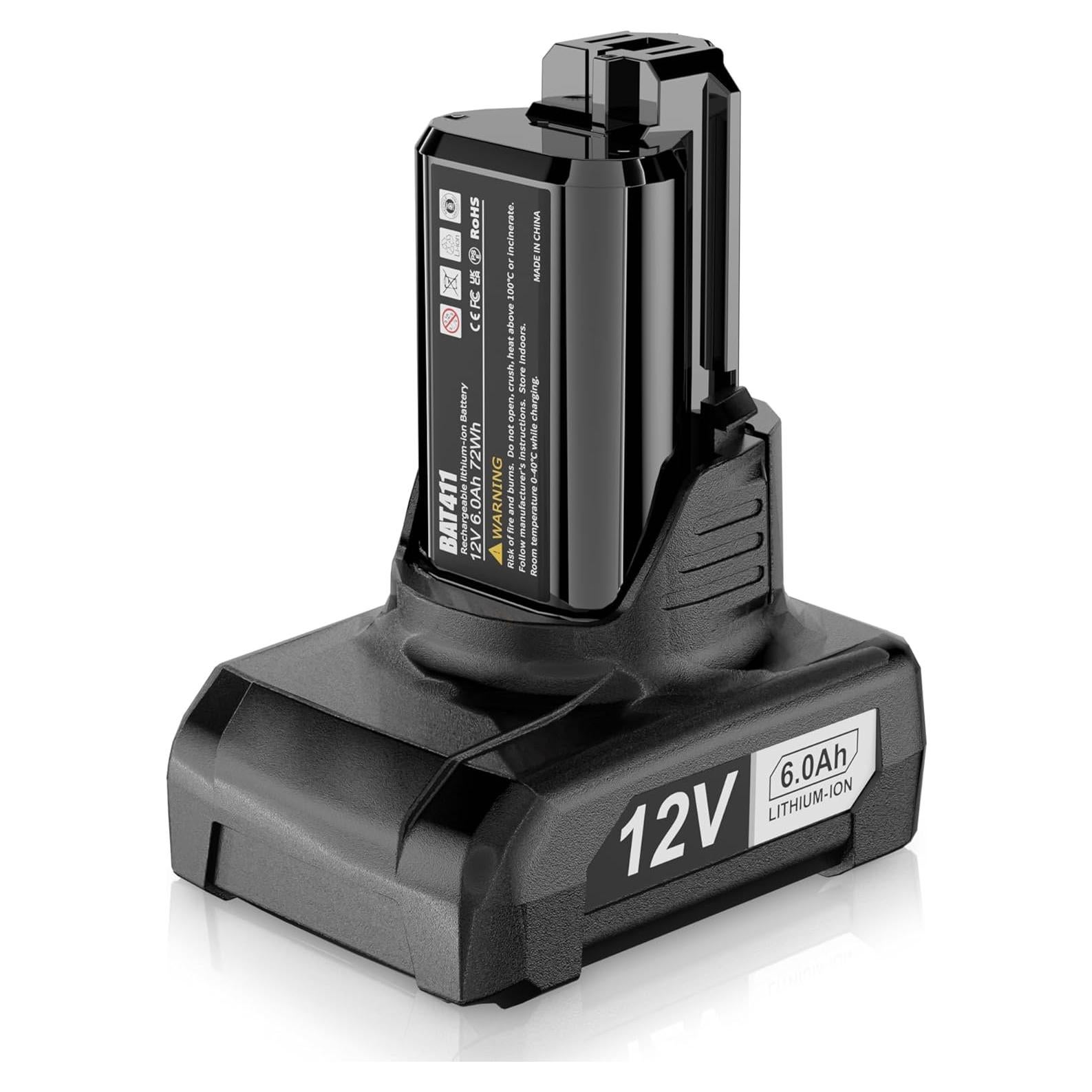 Batería de Reemplazo 6.0Ah Bosch 12V CaliHutt - Alta Capacidad