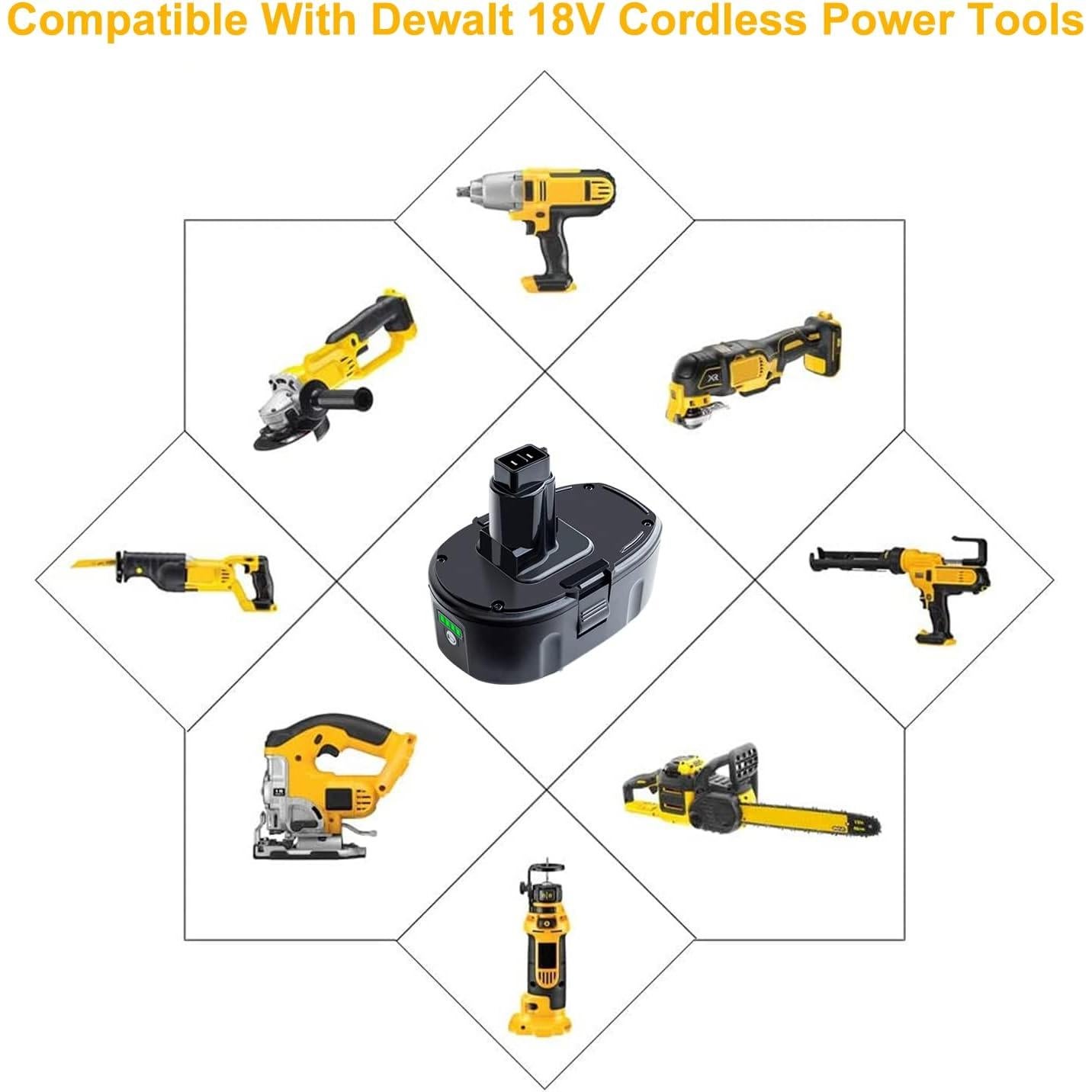 Batería de Litio 7.0Ah 18V DTK para Dewalt - Paquete de 2