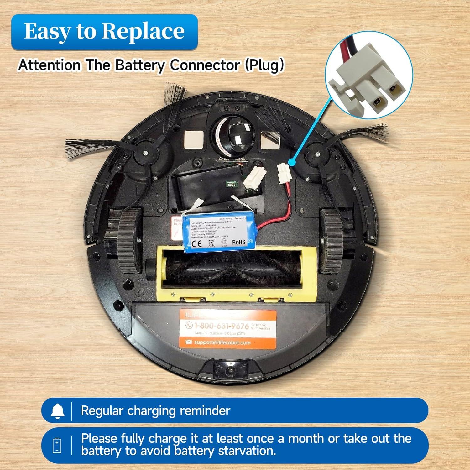Batería de Reemplazo ILIFE A4s A6 A7 A8 A9 2600mAh 14.4V