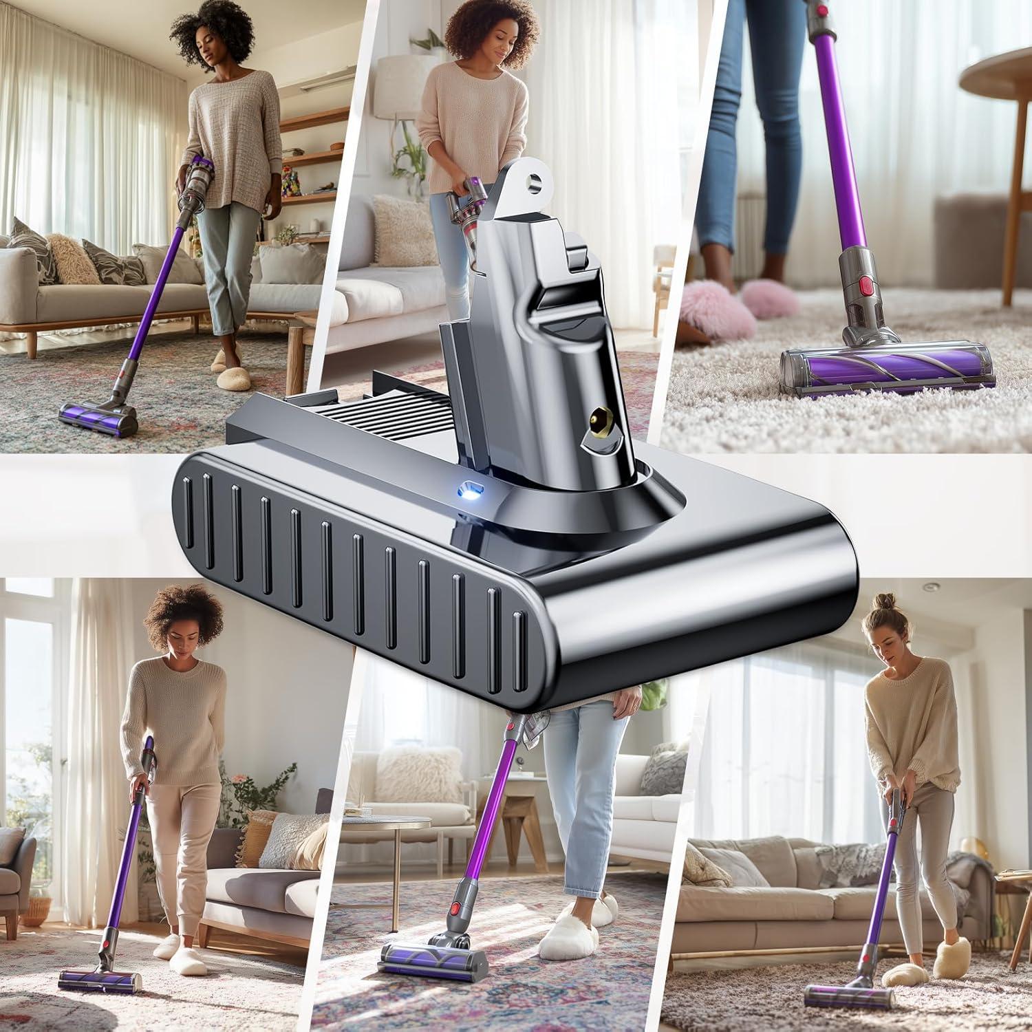 Batería de Reemplazo 8000mAh JUNWOOD para Dyson V6