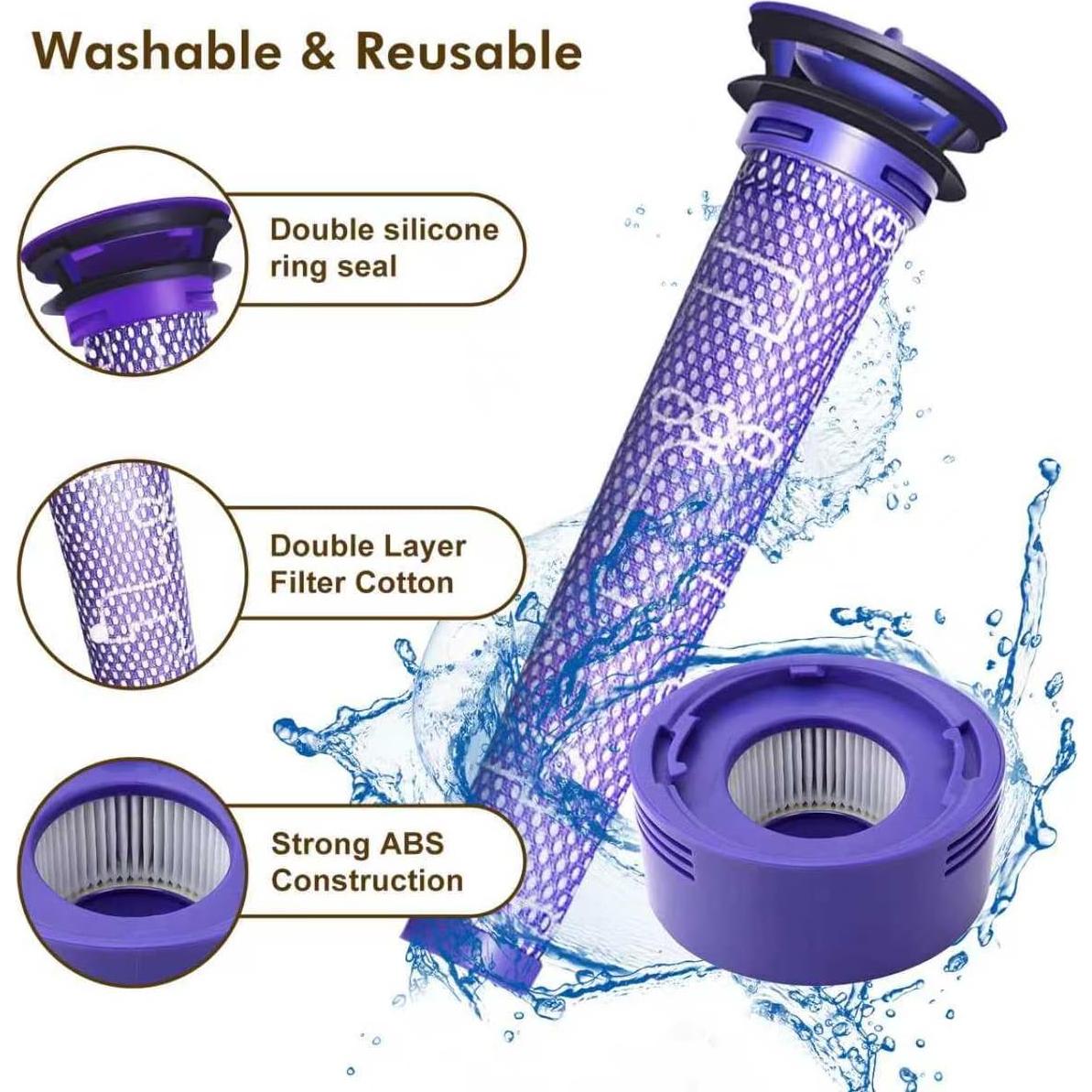 Batería de Reemplazo Lileading V8 70 Min Compatible Dyson