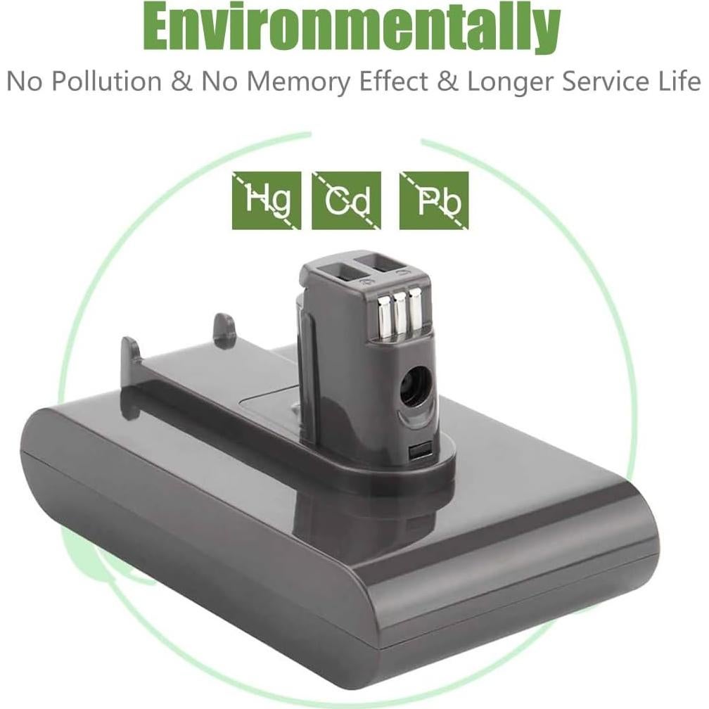 Batería Litio Ion 7.0Ah 22.2V Tipo A para Dyson DC30 DC31 DC34 DC35