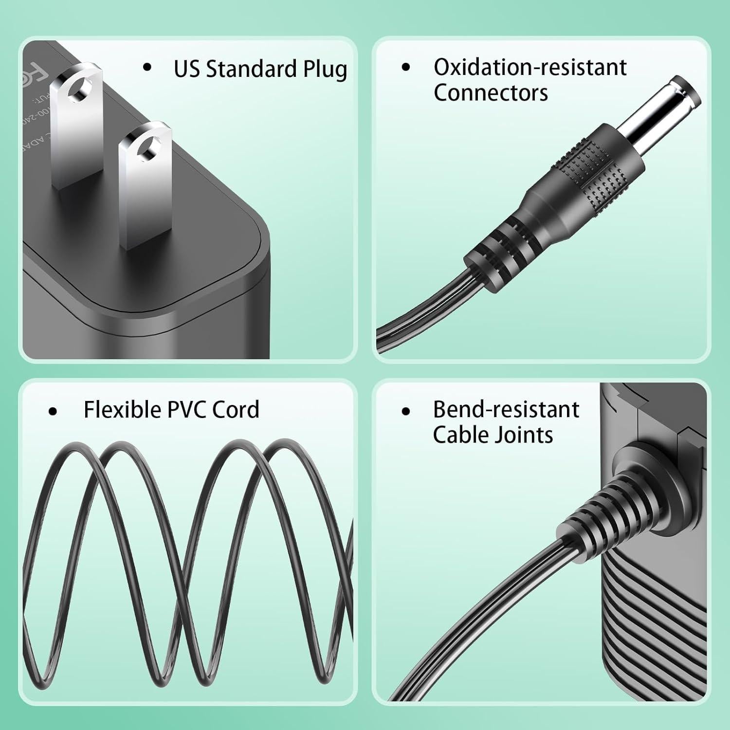 Cargador Adaptador 31V 0.5A para Aspiradora 25.9V AZVKEA