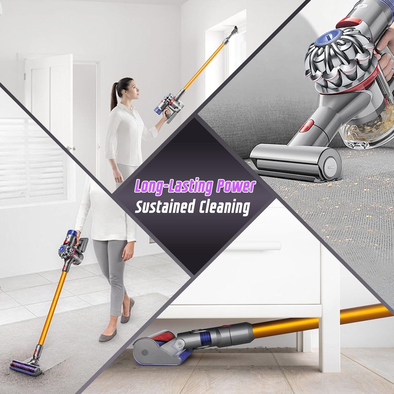 Batería de Reemplazo 8000mAh Kepism para Dyson V8 Gris