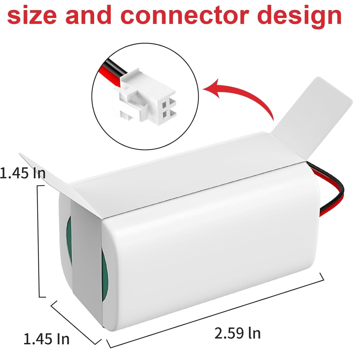 Batería de Reemplazo Shark RVBAT850 14.8V 2600mAh