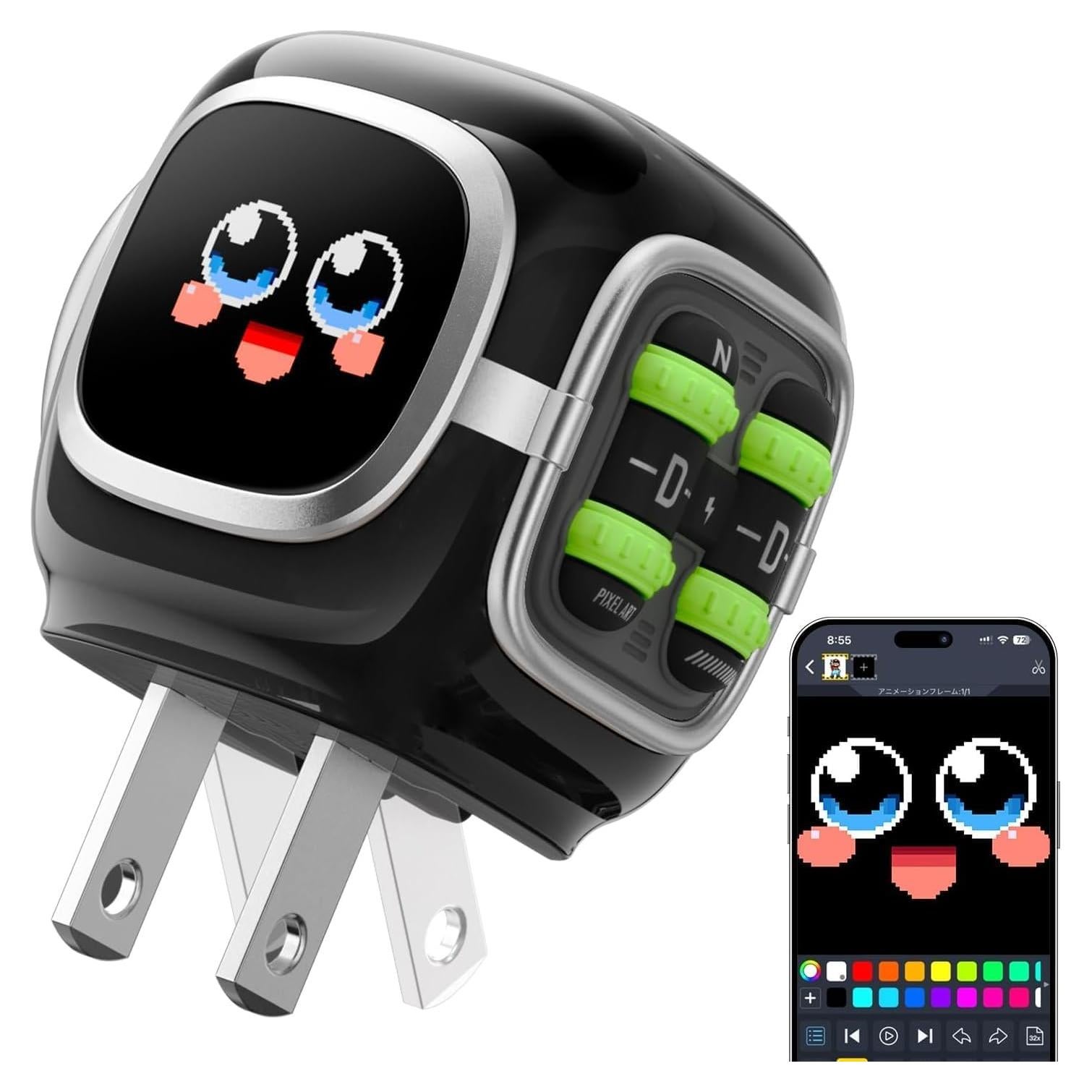 Cargador Rápido USB-C Divoom Dipow 35W con Pantalla LED