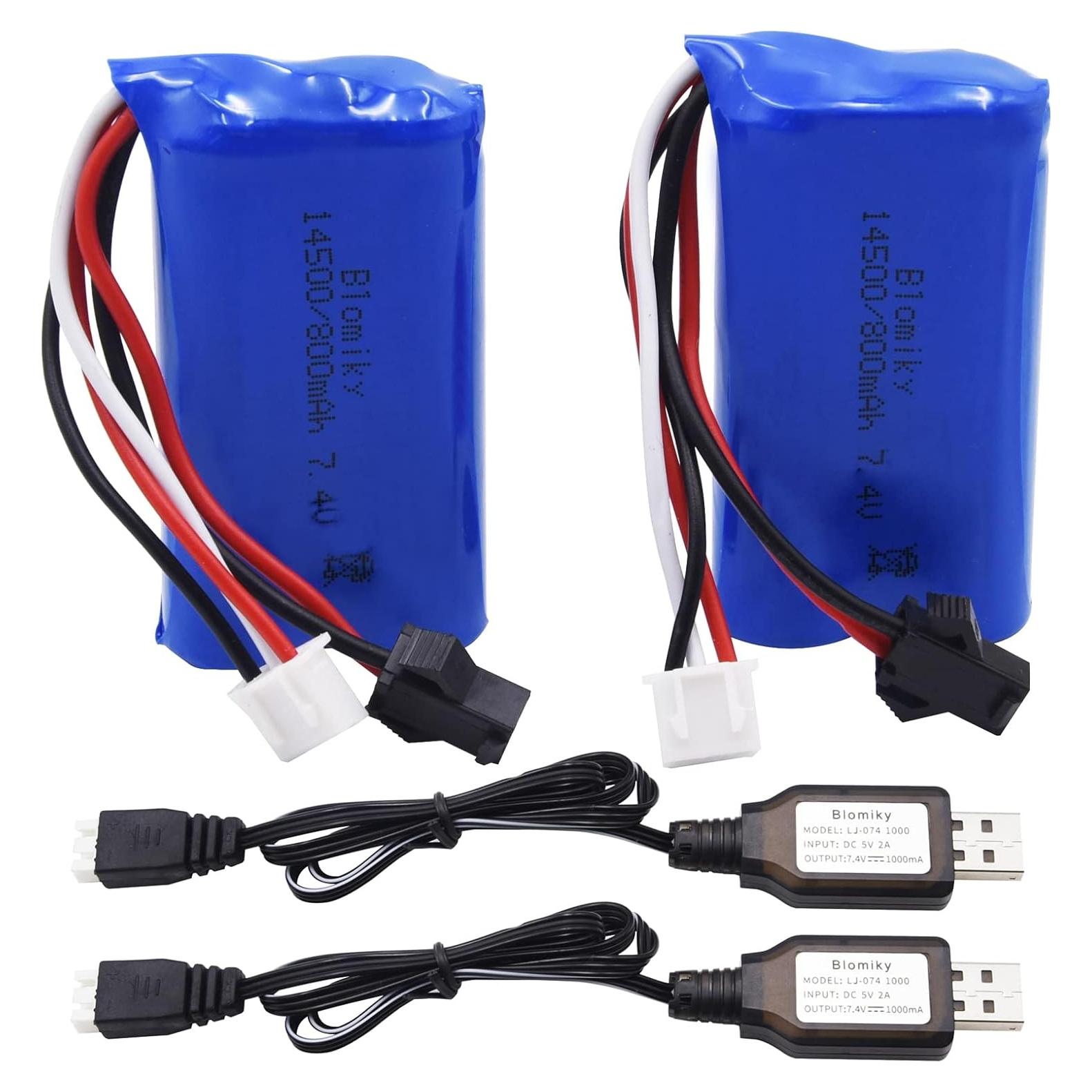 Batería de Litio Recargable 7.4V 600mAh BOFUNENG para RC