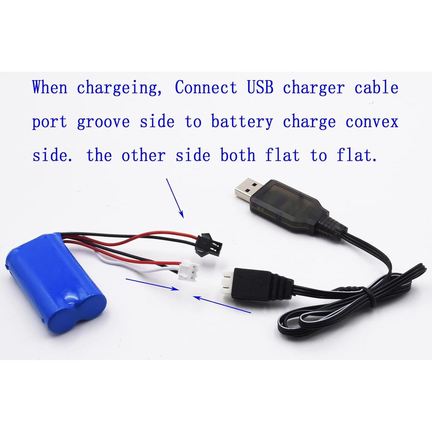 Batería de Litio Recargable 7.4V 600mAh BOFUNENG para RC