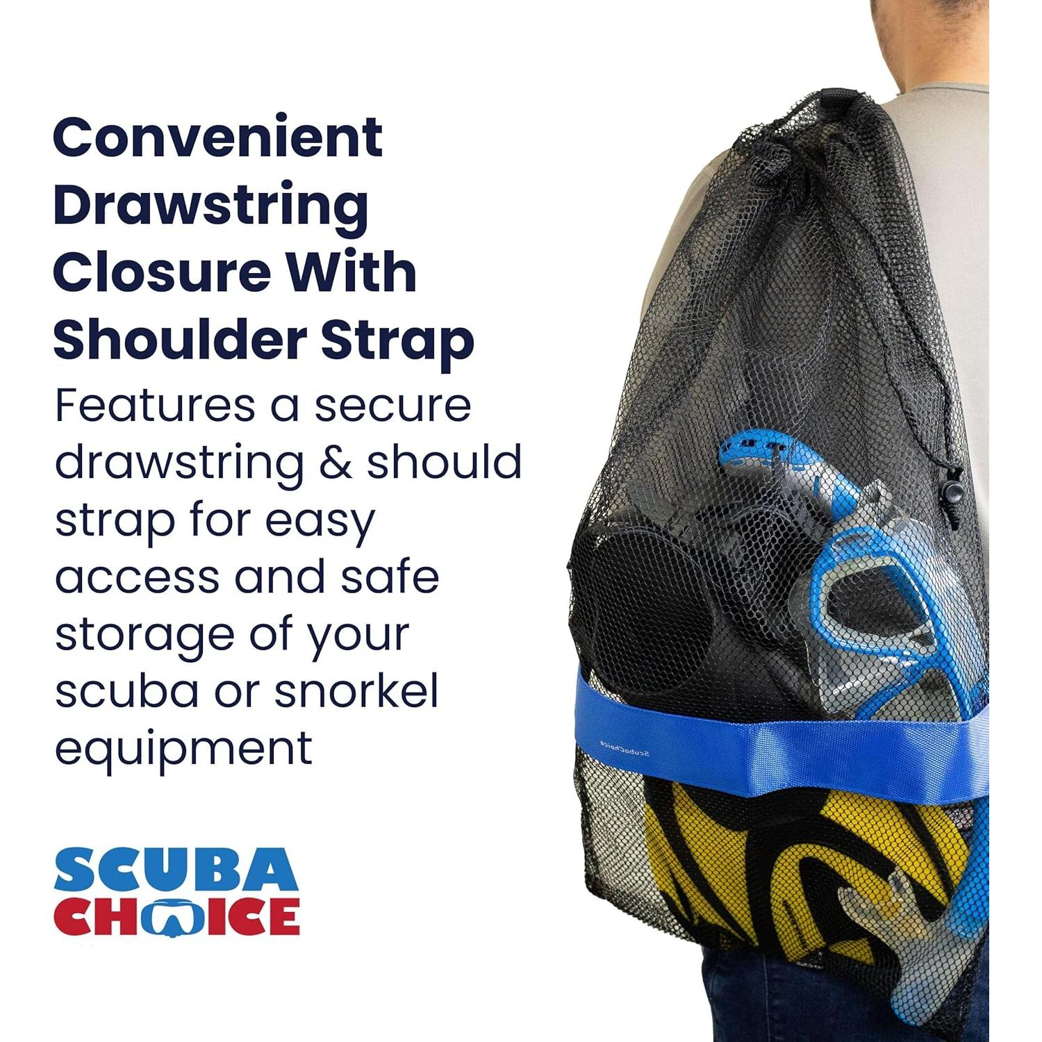 Bolsa de Malla Scuba Choice con Correa de Hombro 63,5x33cm