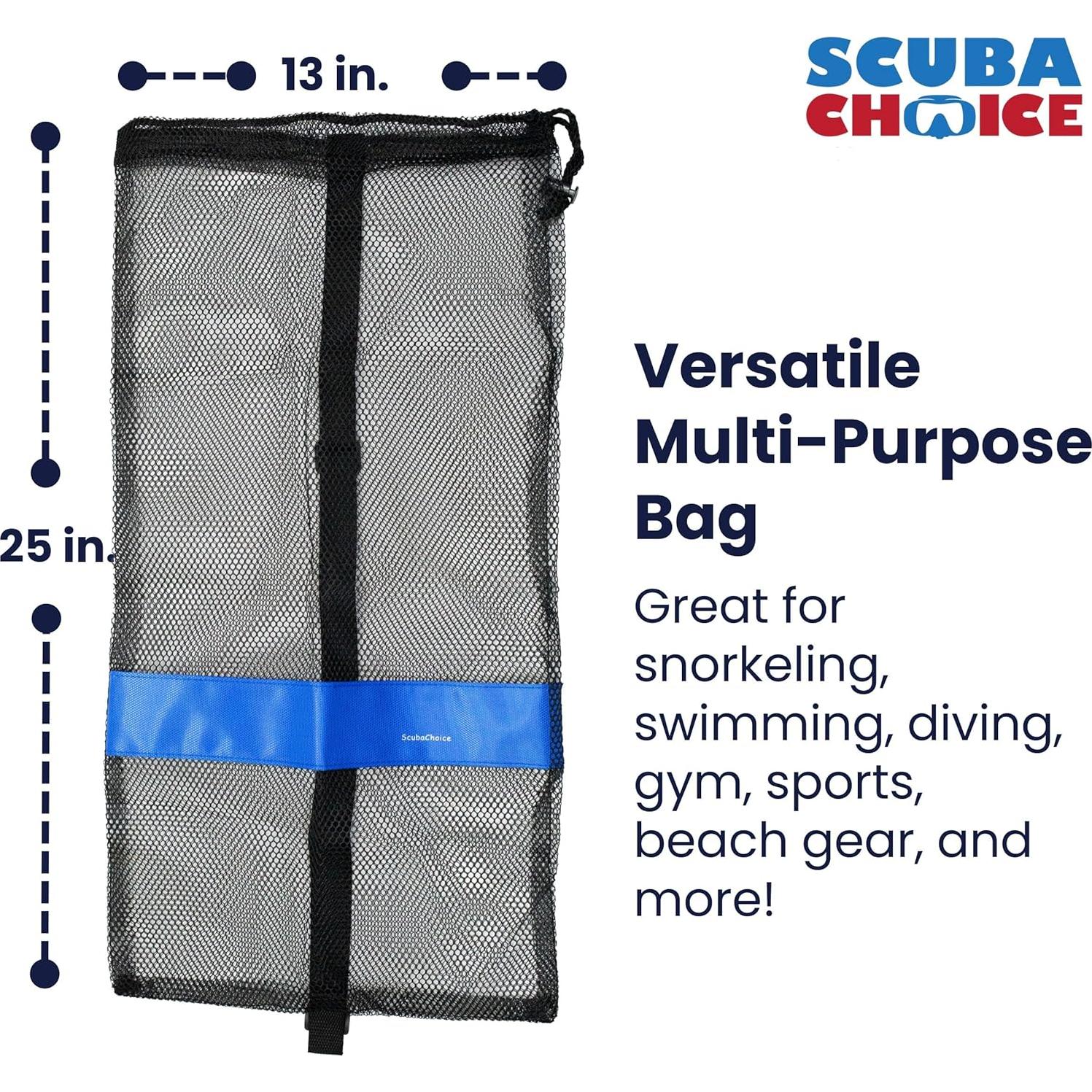 Bolsa de Malla Scuba Choice con Correa de Hombro 63,5x33cm