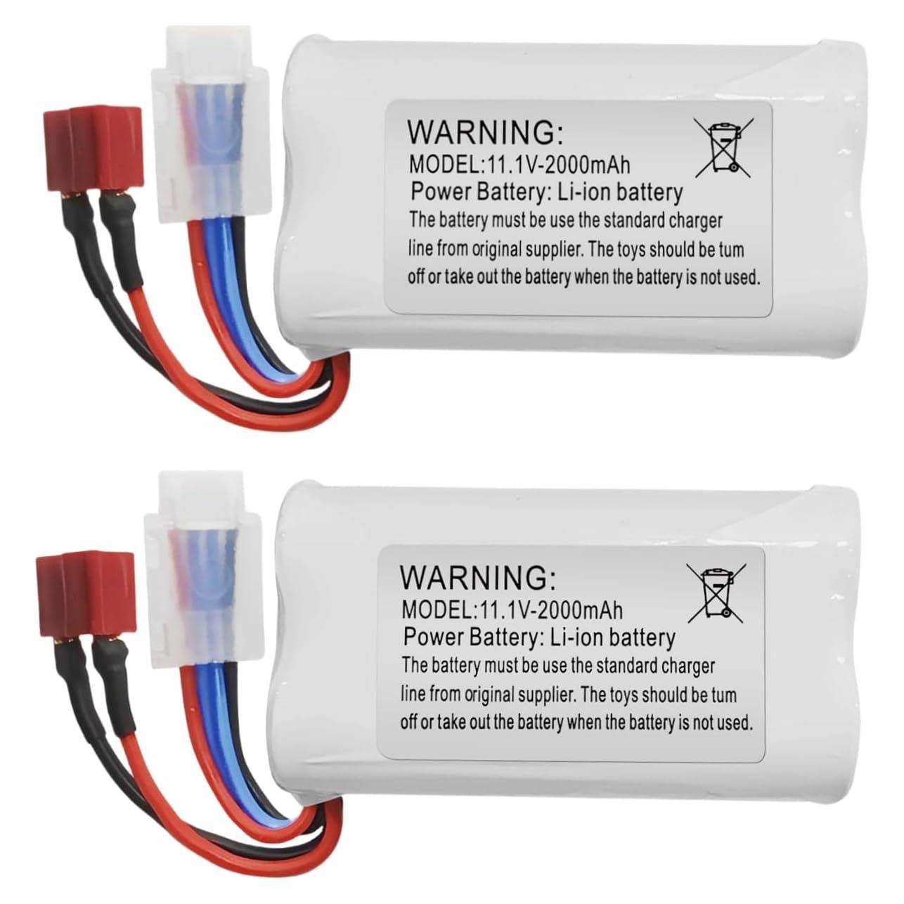 Batería de Litio 2PCS 11.1V 2000mAh Sea Jump para Barco RC