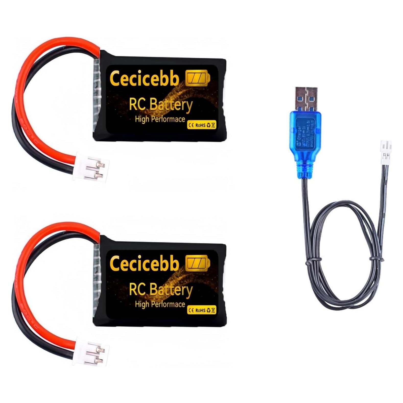 Batería Lipo 3.7V 220mAh Cecicebb para Dron Holy Stone HS210