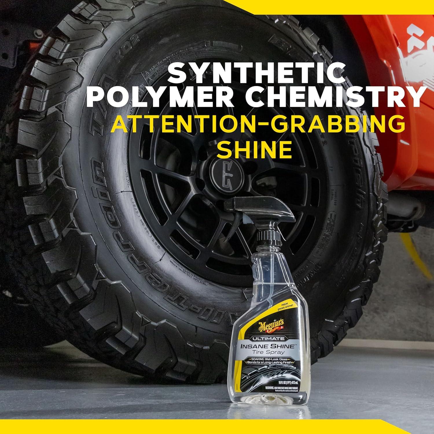 Spray para Neumáticos Meguiar's Ultimate Insane Shine 0.47L