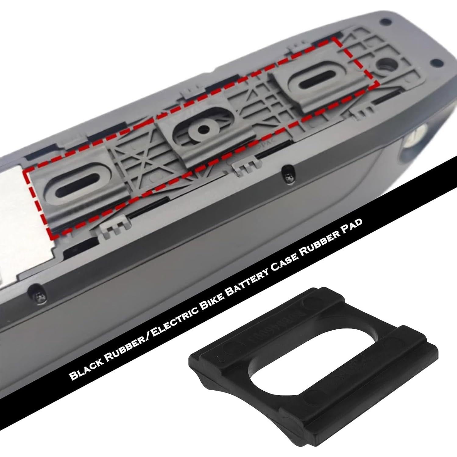 2 Pares Almohadillas Montaje Batería Bicicleta Micro Traders
