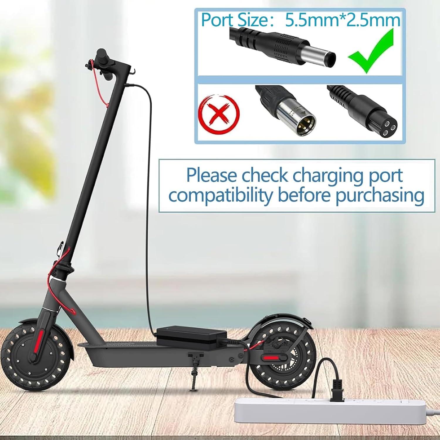 Cargador 42V 2A para Scooter Eléctrico Jetson y Bicicletas