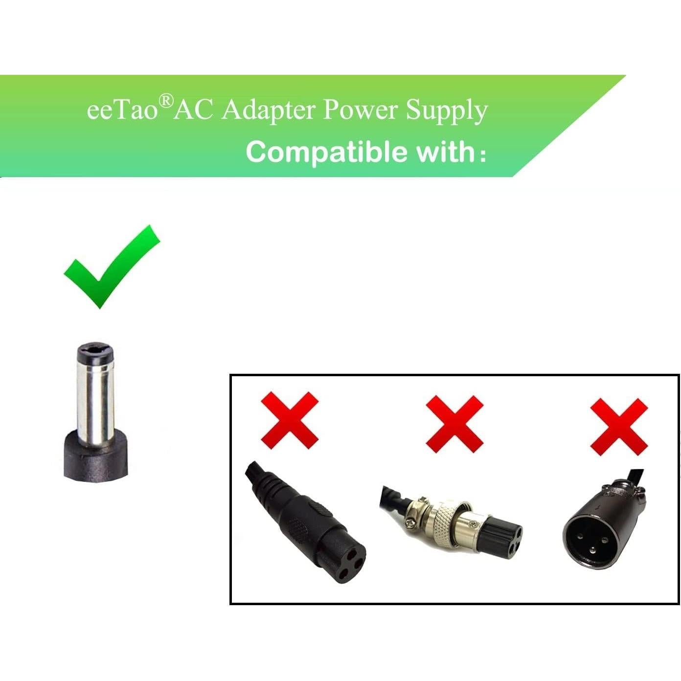 Cargador Adaptador 12V AC/DC eeTao para Razor Pocket Mod Petite