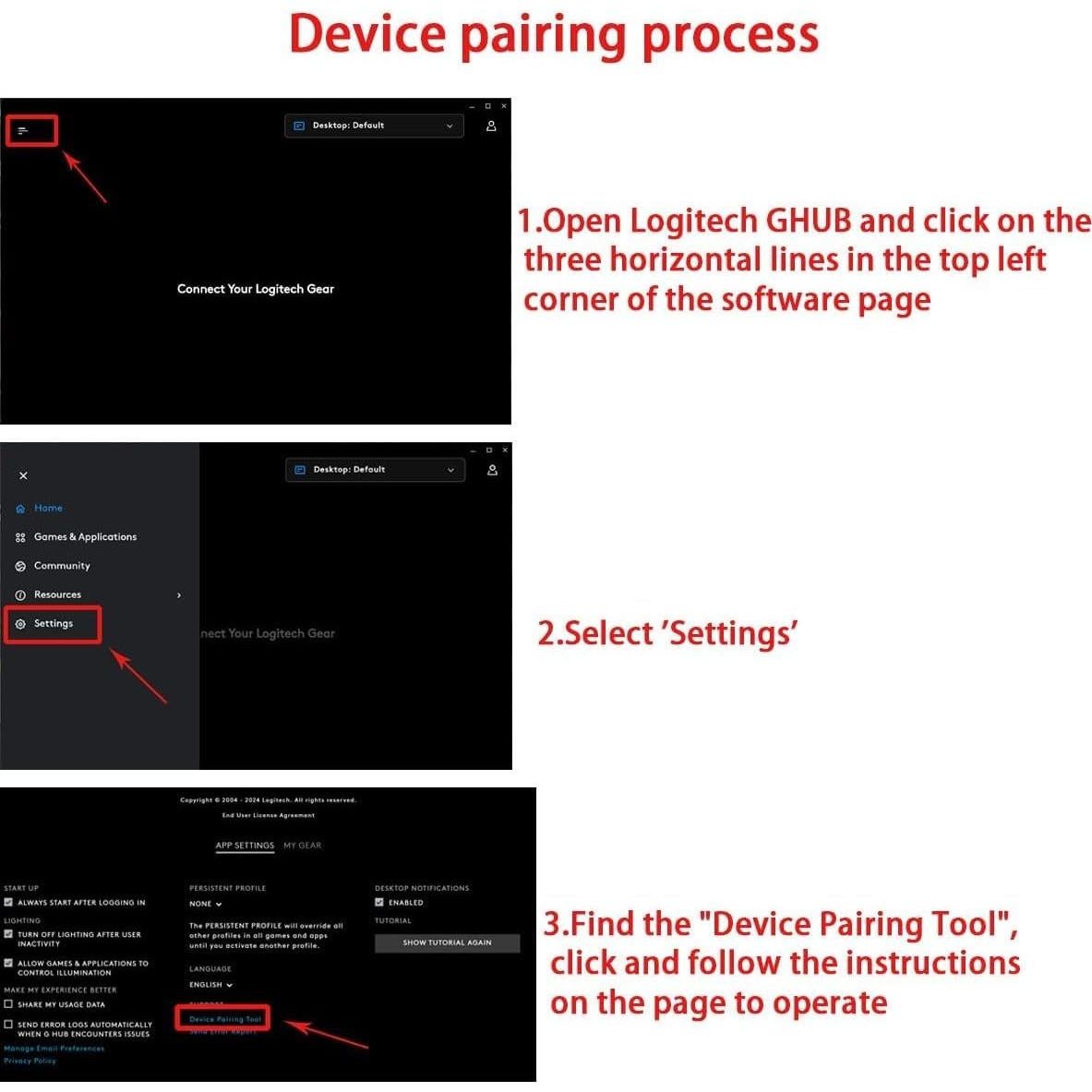 Adaptador Receptor USB ZOLOIT para Ratón Logitech G Pro X