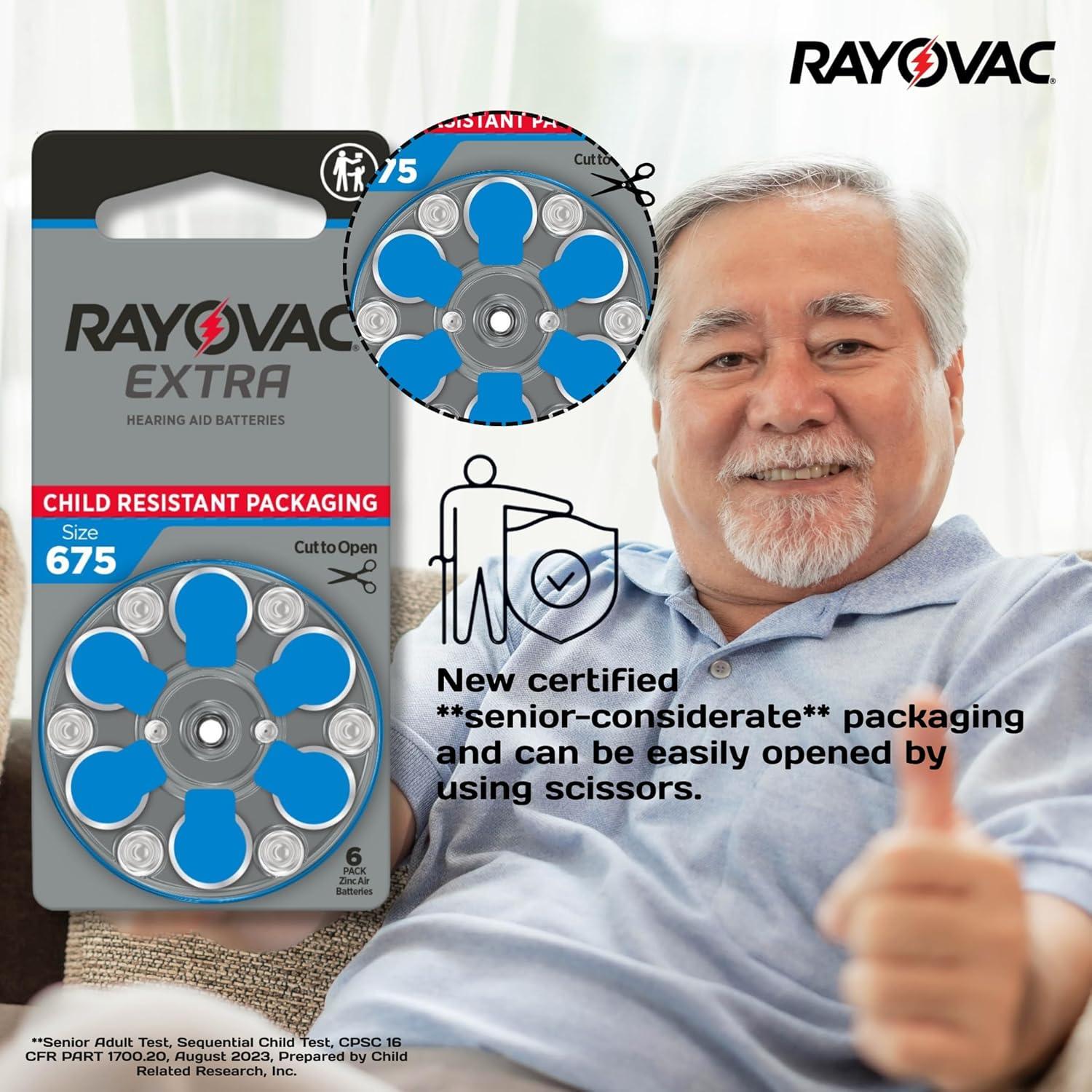 Baterías para Audífonos Rayovac Extra 312 - 60 Unidades