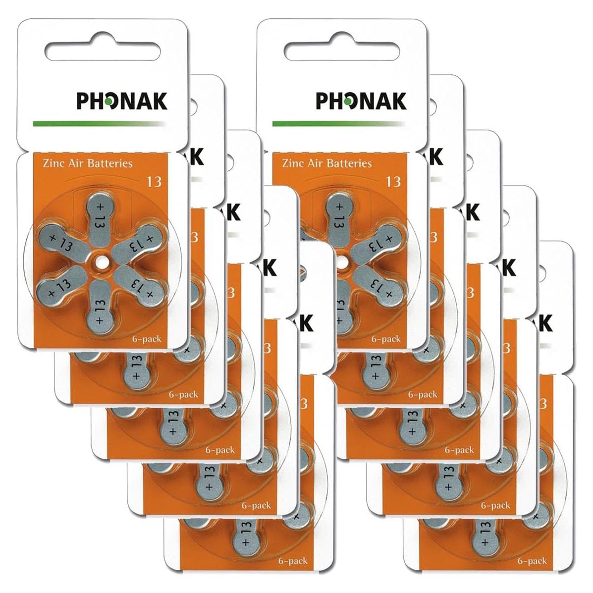 Baterías Zinc Air Tamaño 13 Varta 60 Unidades Hecho en Alemania