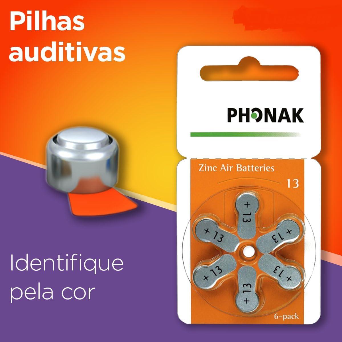 Baterías Zinc Air Tamaño 13 Varta 60 Unidades Hecho en Alemania