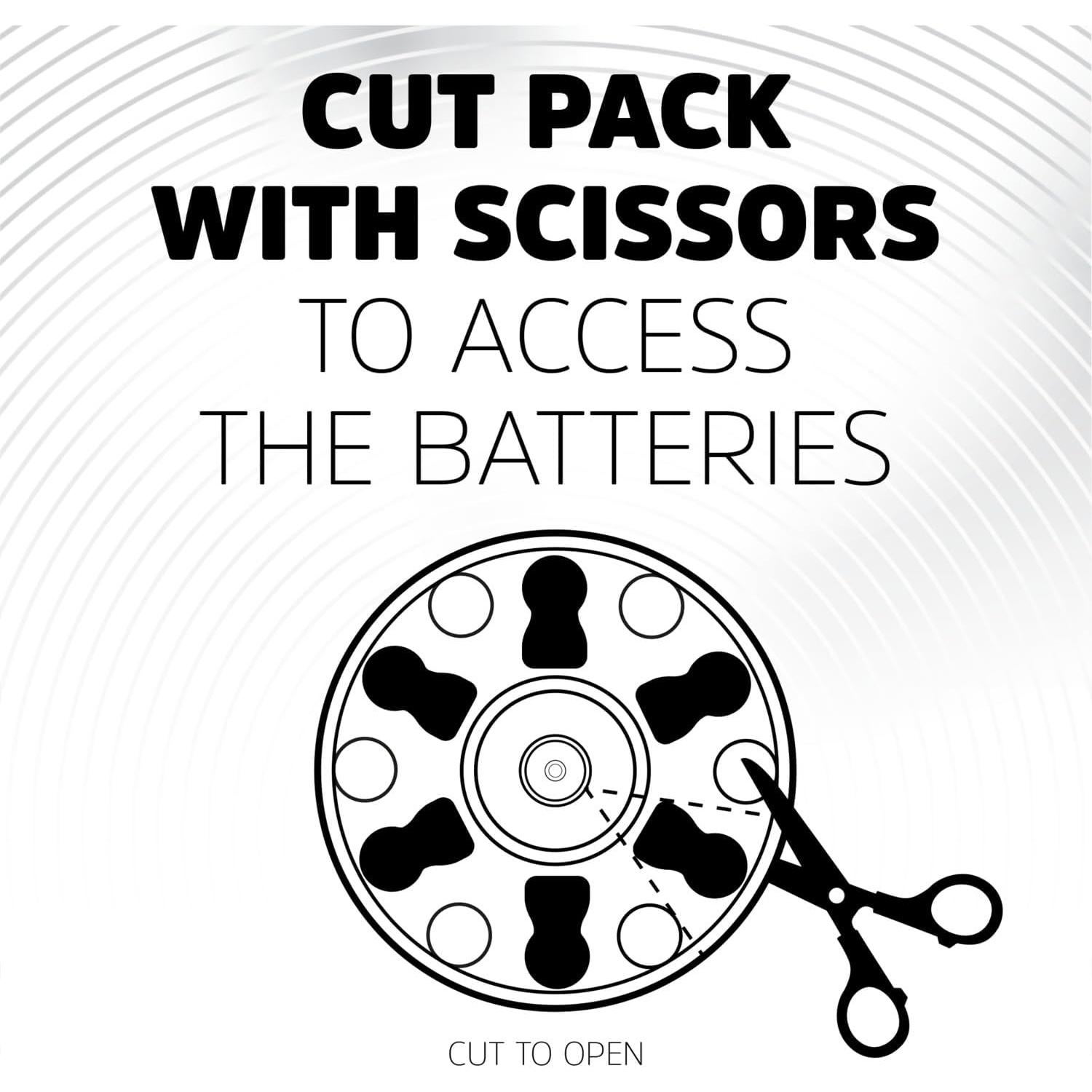 Baterías para Audífonos Energizer 312, Paquete de 6 Piezas