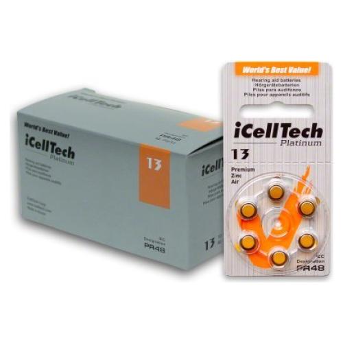 Baterías de Zinc Aire para Audífonos iCellTech Tamaño 13