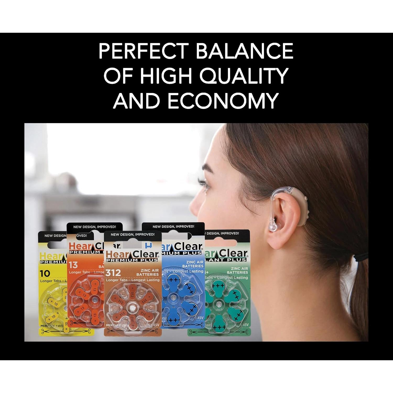 Baterías para Audífonos de Implante Coclear Hear Clear 675P - 60 Unidades