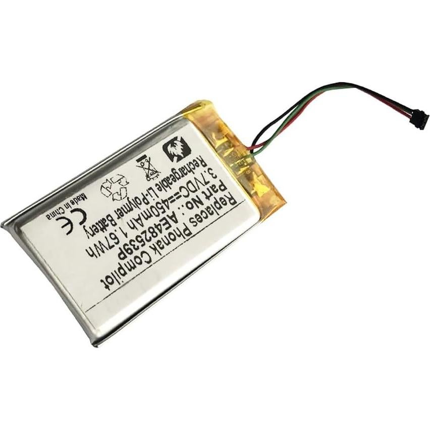Batería de Reemplazo 450mAh MPF para Phonak Compilot