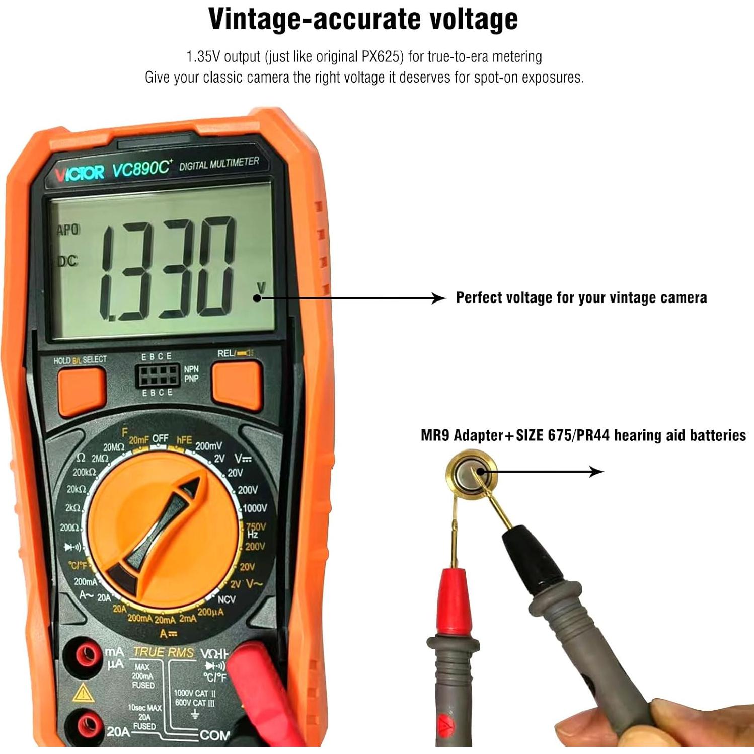 Adaptador de Batería F1TP para Cámara Vintage MR-9 PX625