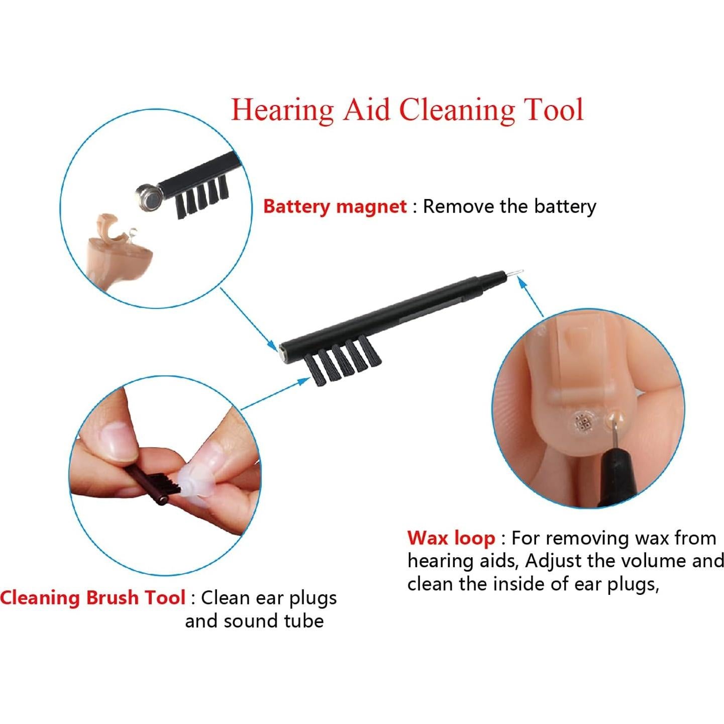 10 Cepillos de Limpieza Banglijian para Audífonos - Cera y Batería