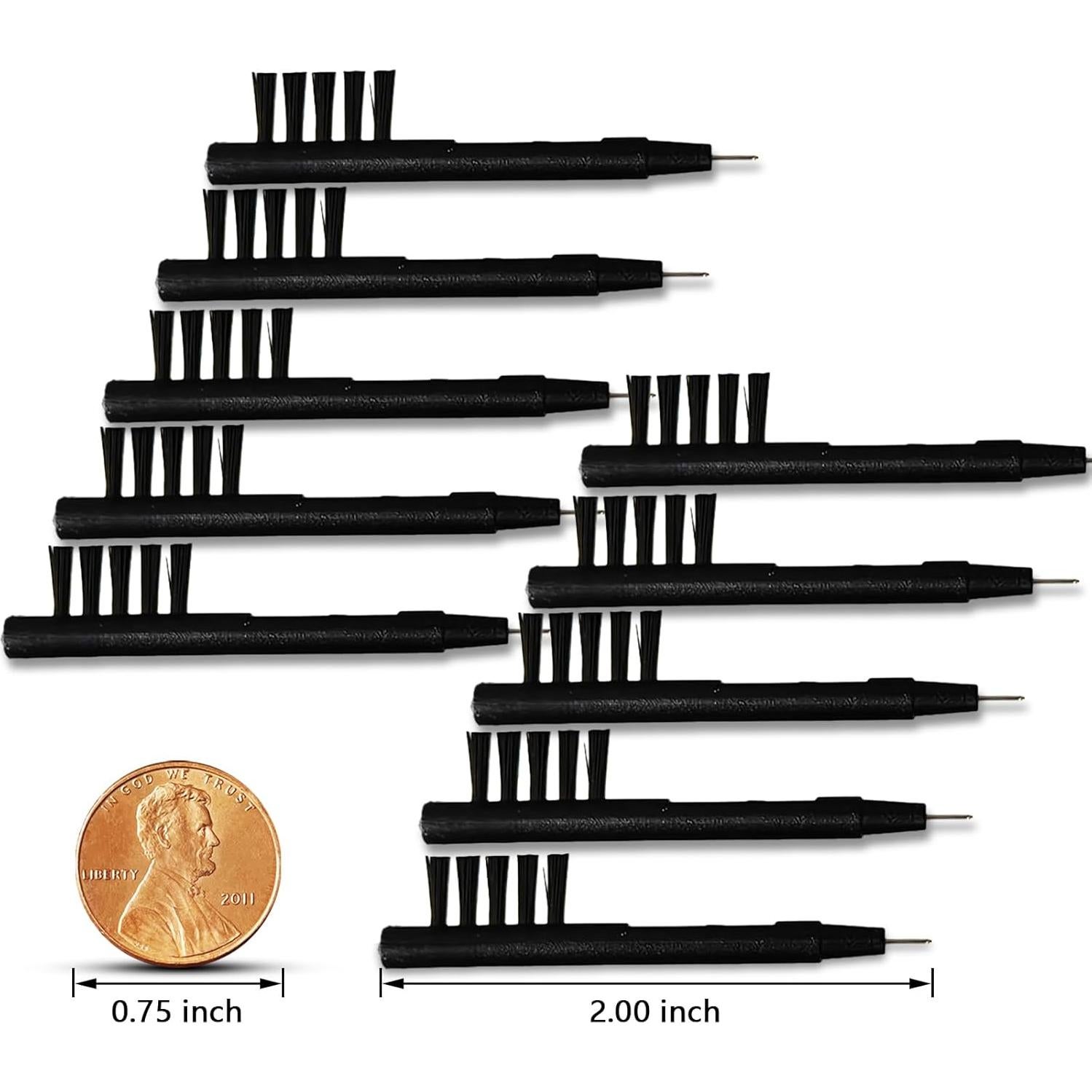 10 Cepillos de Limpieza Banglijian para Audífonos - Cera y Batería