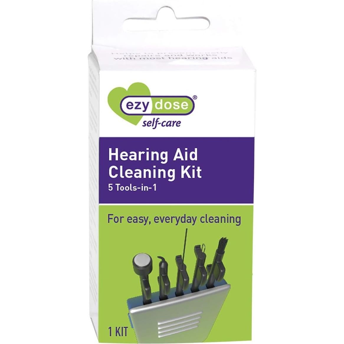 Kit de Limpieza 5-en-1 para Audífonos Ezy Dose, Negro