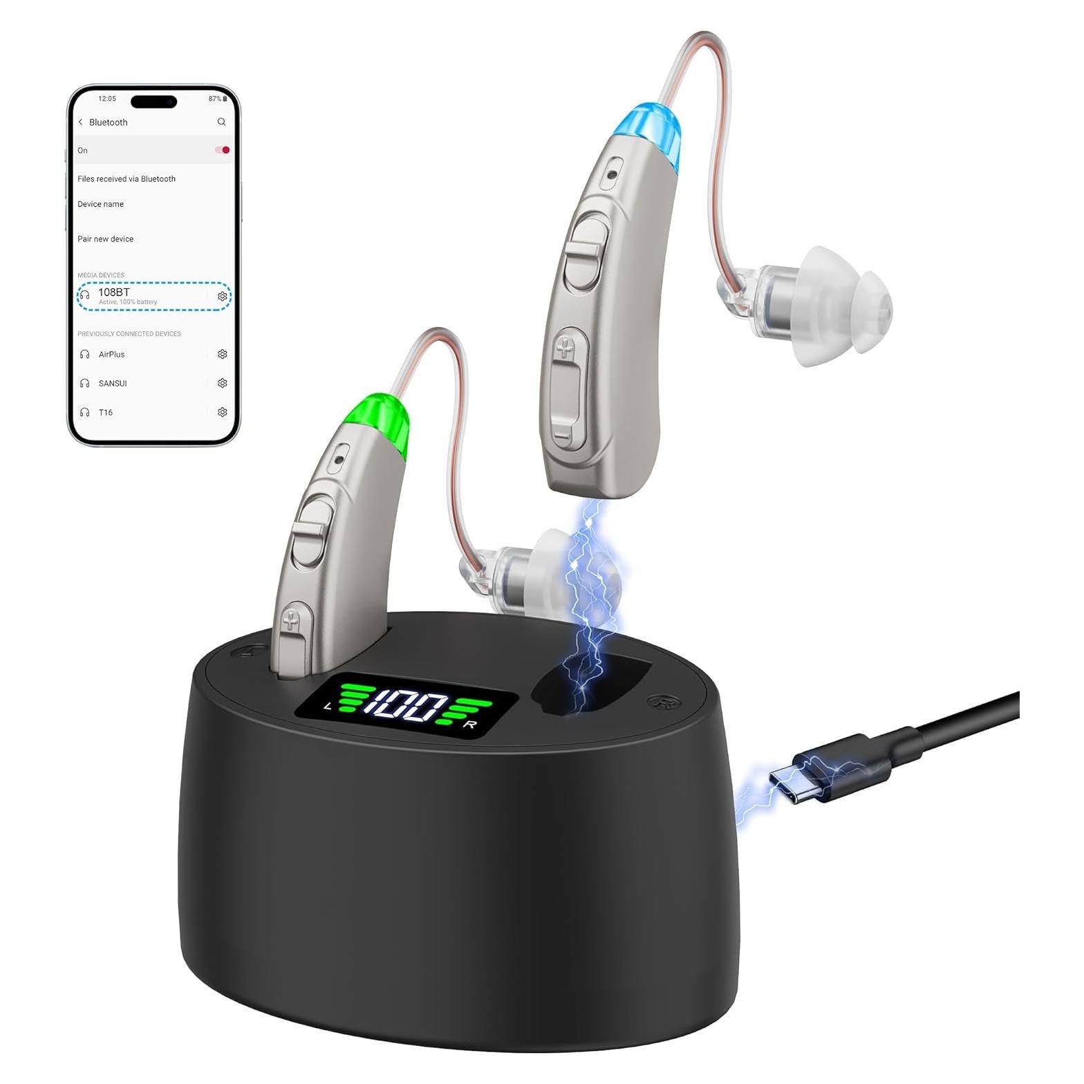 Audífonos Bluetooth GOMILI D477022 con Cancelación de Ruido