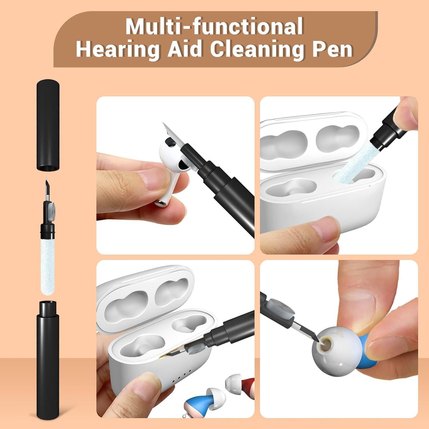 Kit de Limpieza para Audífonos Premium - Compatible Oticon, Phonak