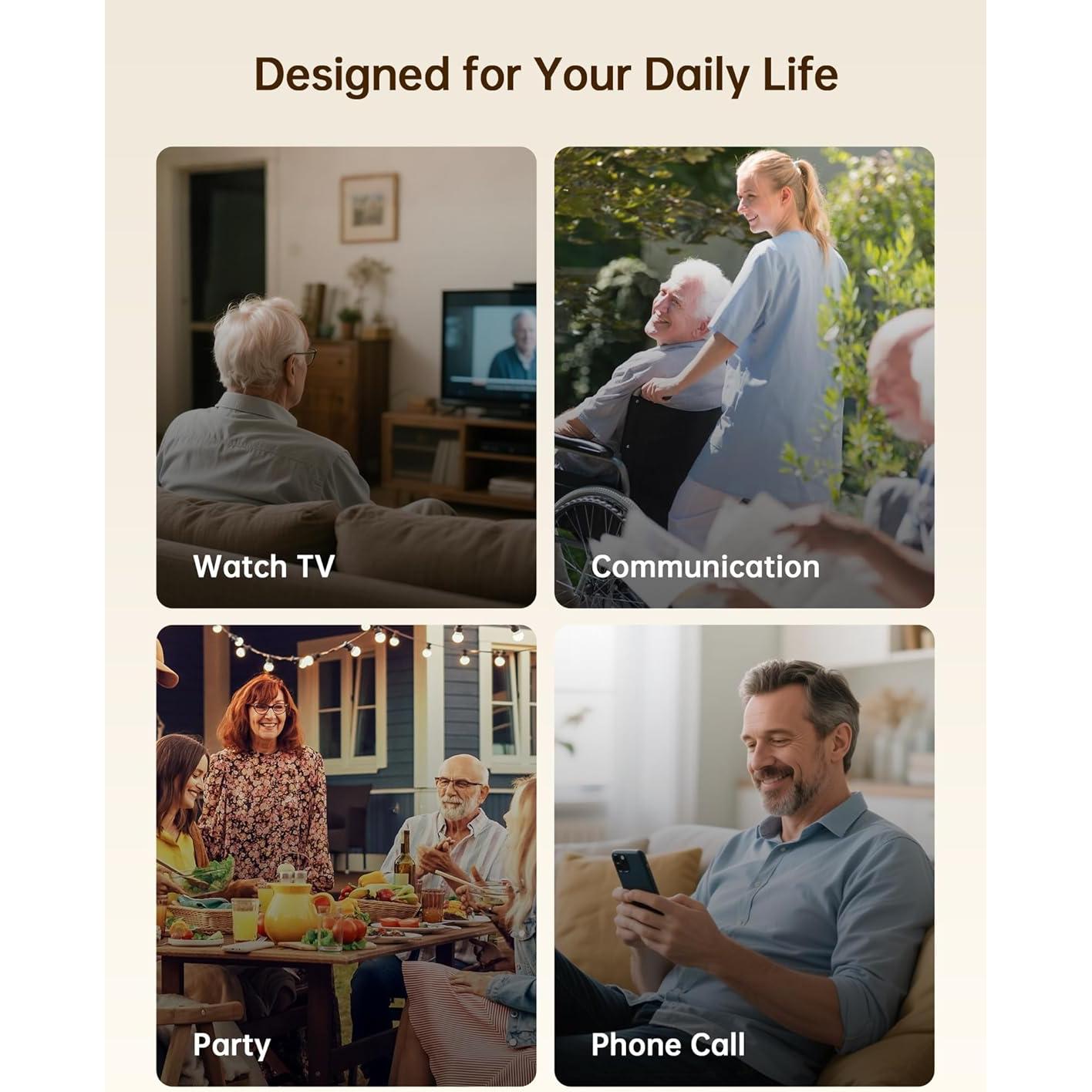 Ayudas Auditivas Recargables Bigprot ZF-M602, 100 Horas