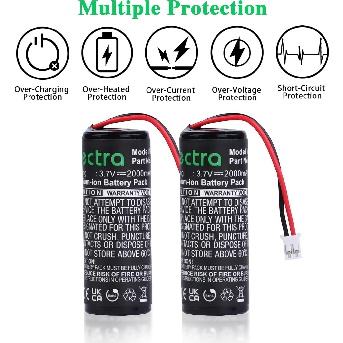 Batería Recargable Tectra para Controlador PS3 Move 2000mAh