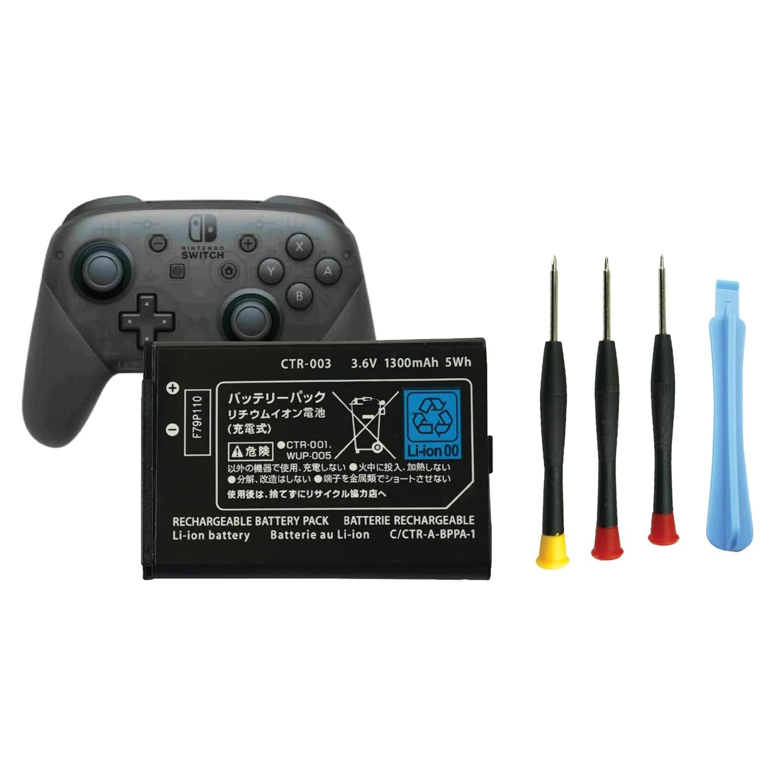 Batería de Reemplazo CTR-003 WirelessFinest para Controlador Pro Nintendo Switch