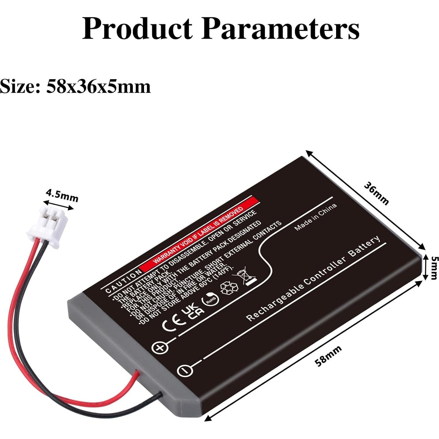 Baterías Recargables Batmax LIP1359 para PS3 - 3 Pcs 1800mAh