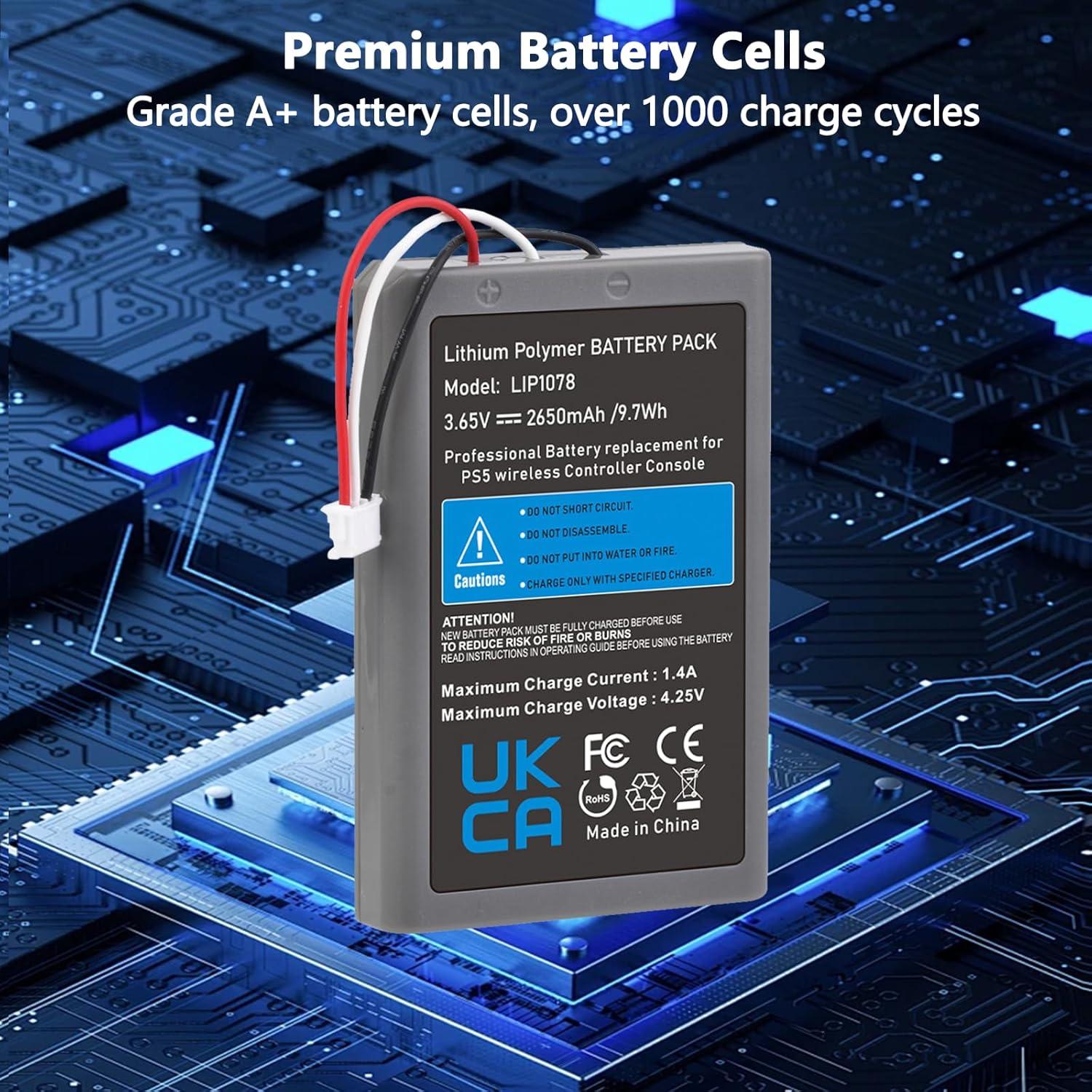 Batería de Reemplazo Hisewen LIP1708 2650mAh para PS5