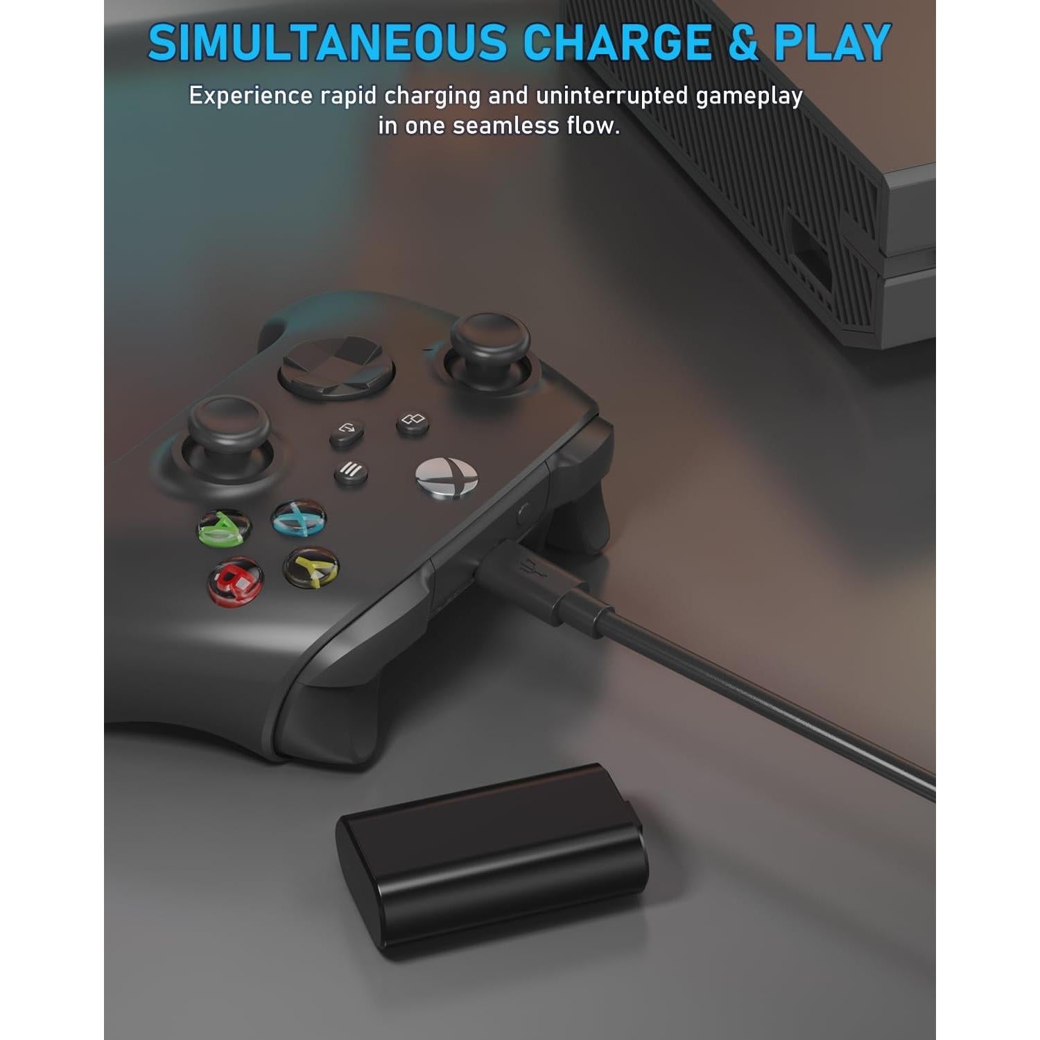 Batería Recargable 2x6660mWh Wzygdzsw para Xbox Series X/S