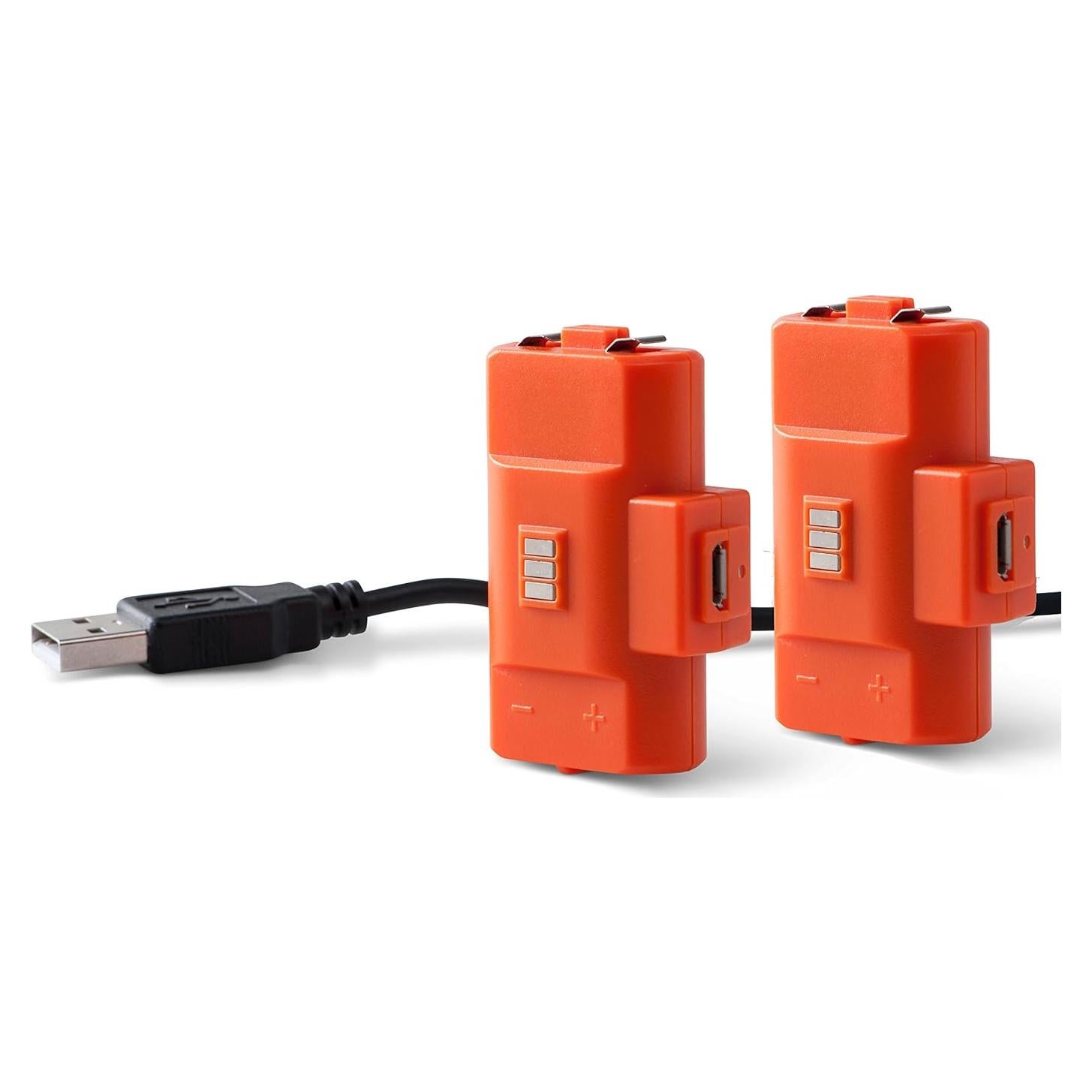 Kit de Carga y Juego PowerA para Xbox One - Negro y Naranja