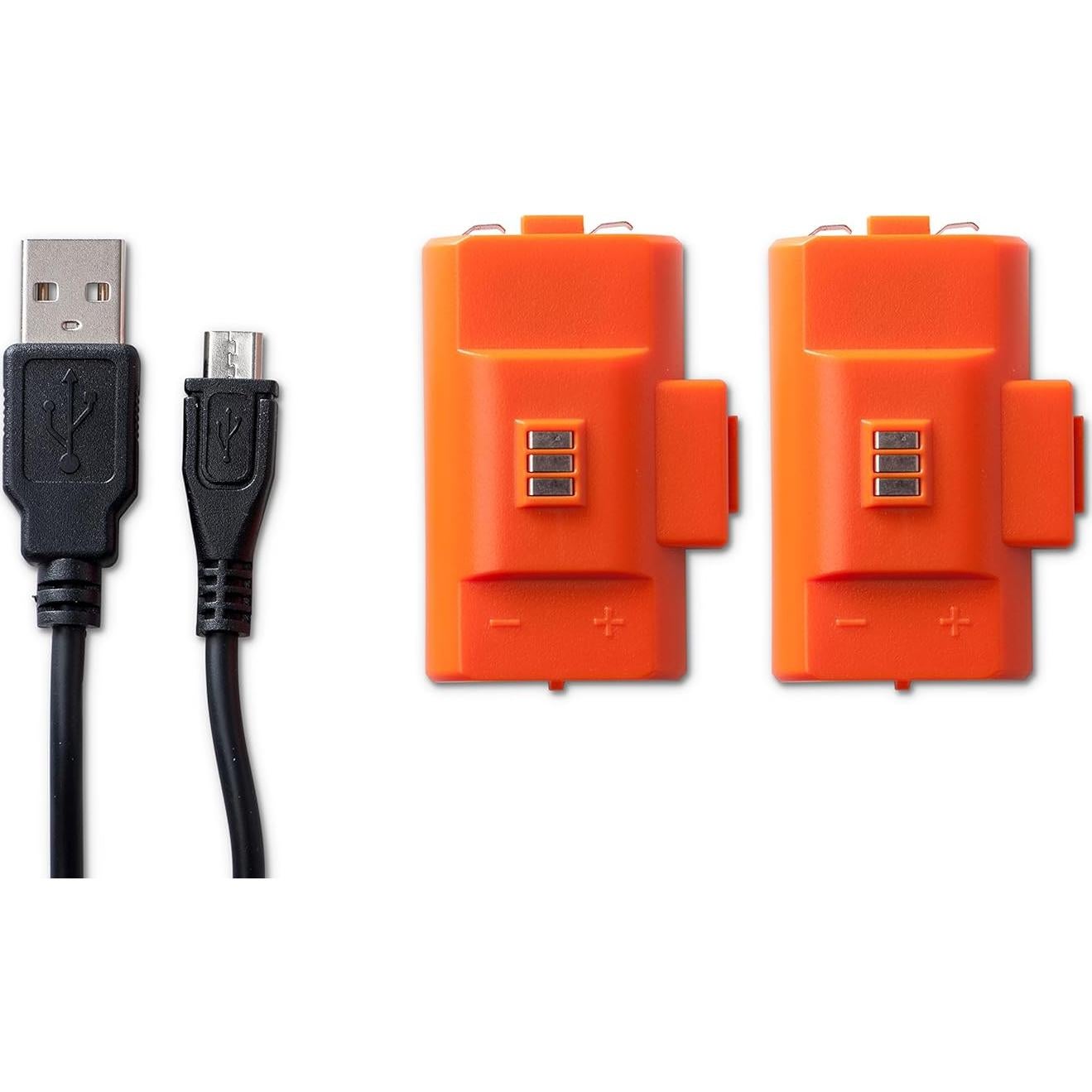 Kit de Carga y Juego PowerA para Xbox One - Negro y Naranja