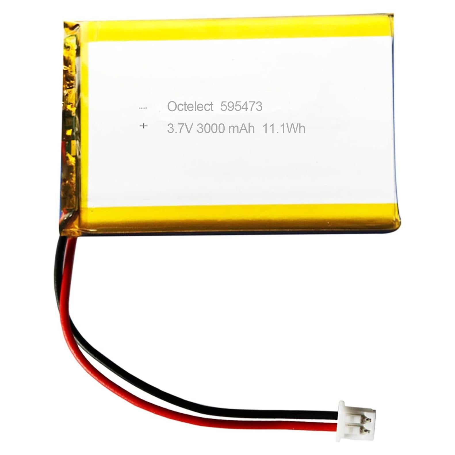 Batería de Litio-Ion OCTelect 3.7V 3000mAh 11.1Wh PL595473