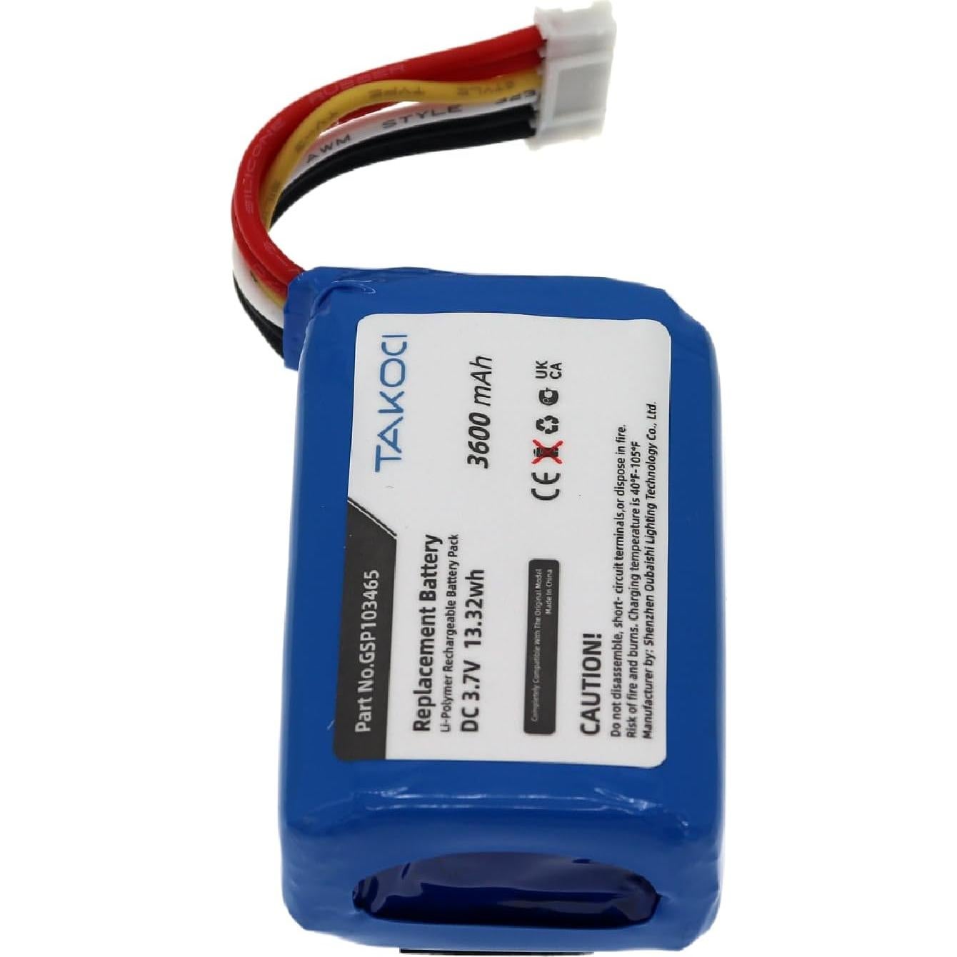 Batería de Reemplazo GSP103465 para JBL Link 10 3600mAh