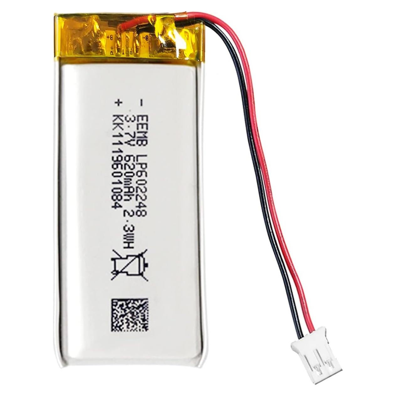 Batería de polímero de litio EEMB 3.7V 620mAh 602248