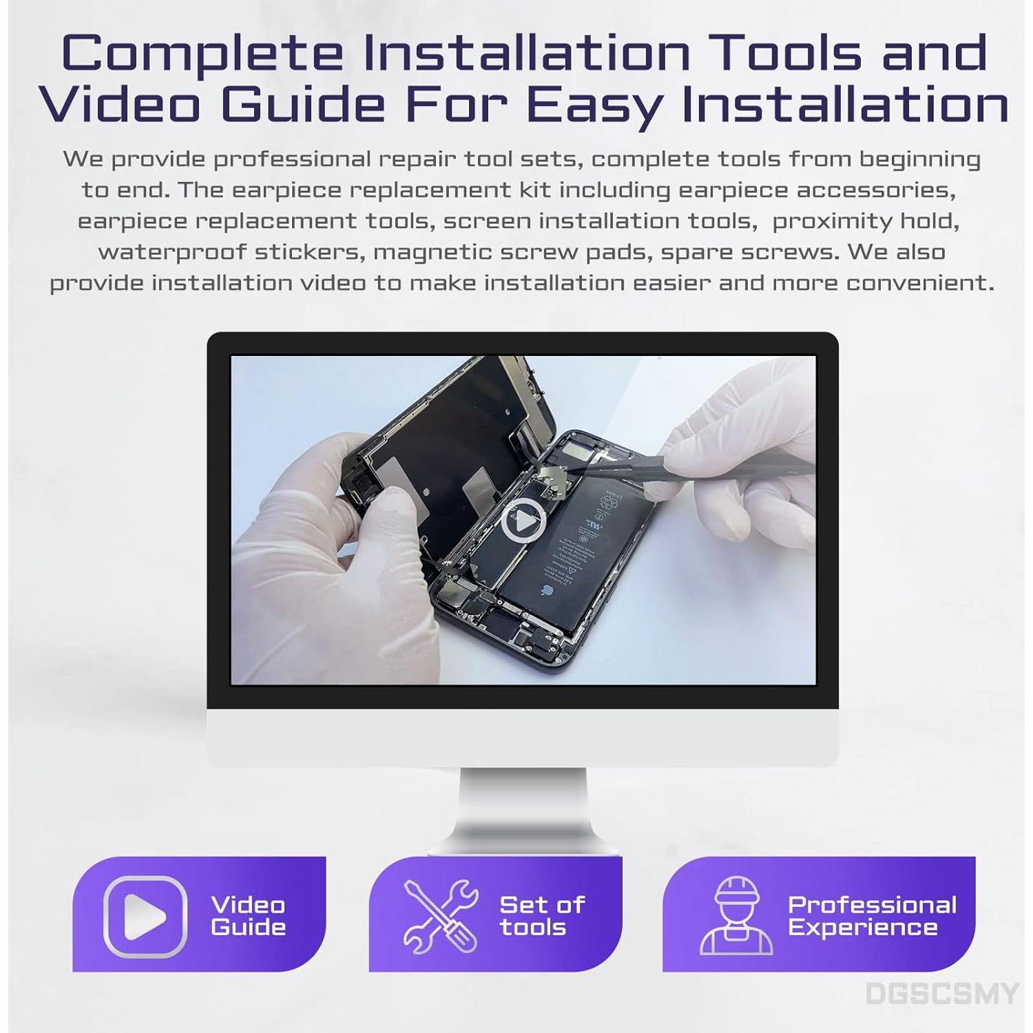 Reemplazo Altavoz Frontal iPhone 11 DGSCSMY Kit Herramientas